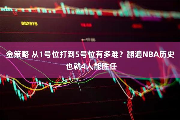 金策略 从1号位打到5号位有多难？翻遍NBA历史 也就4人能胜任